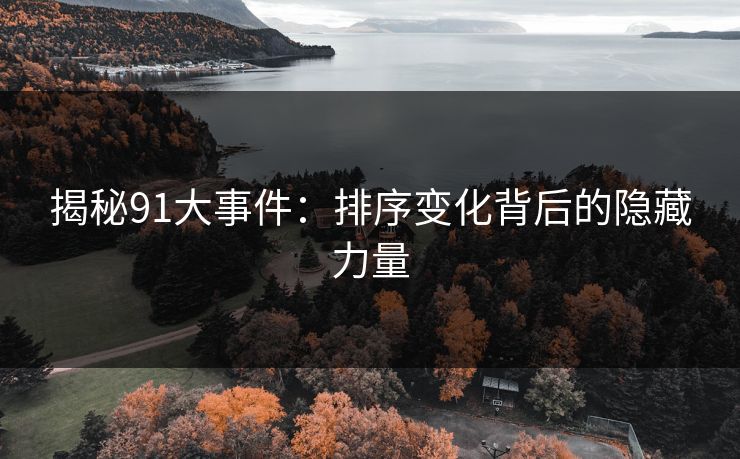 揭秘91大事件：排序变化背后的隐藏力量